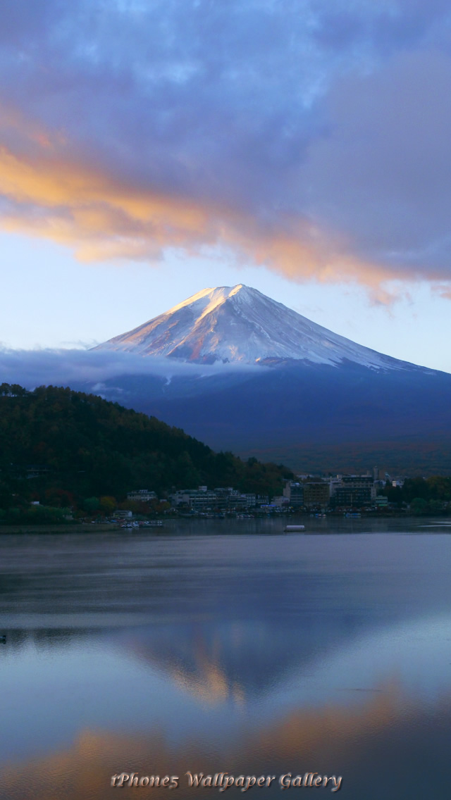 iPhone用高画質壁紙「富士山黎明」