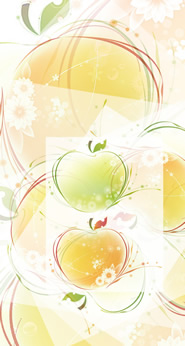 iPhone5/5s/5c用[744x1392]高画質壁紙「リンゴ-7｜apple」