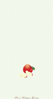 iPhone5/5s/5c用[744x1392]高画質壁紙「赤リンゴ-1」