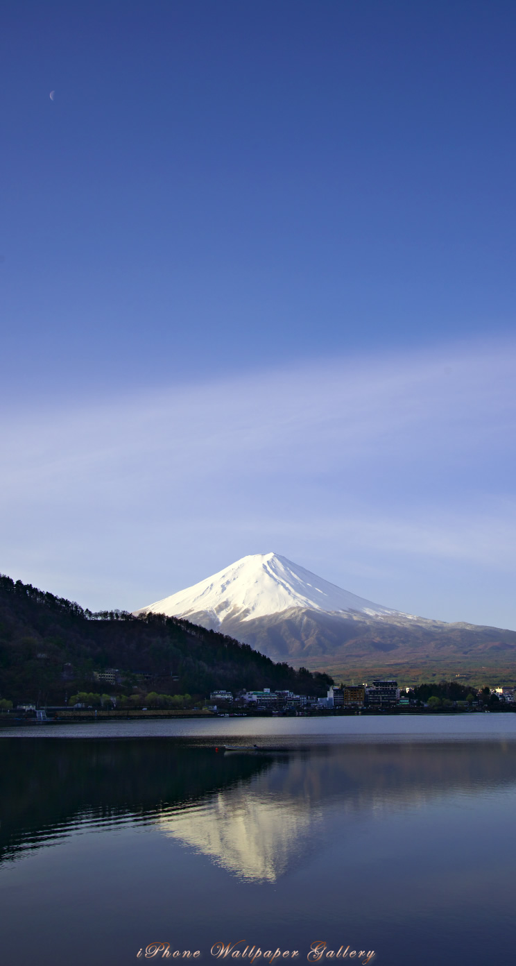 iOS 7-iPhone5用高画質壁紙「富士山-1」