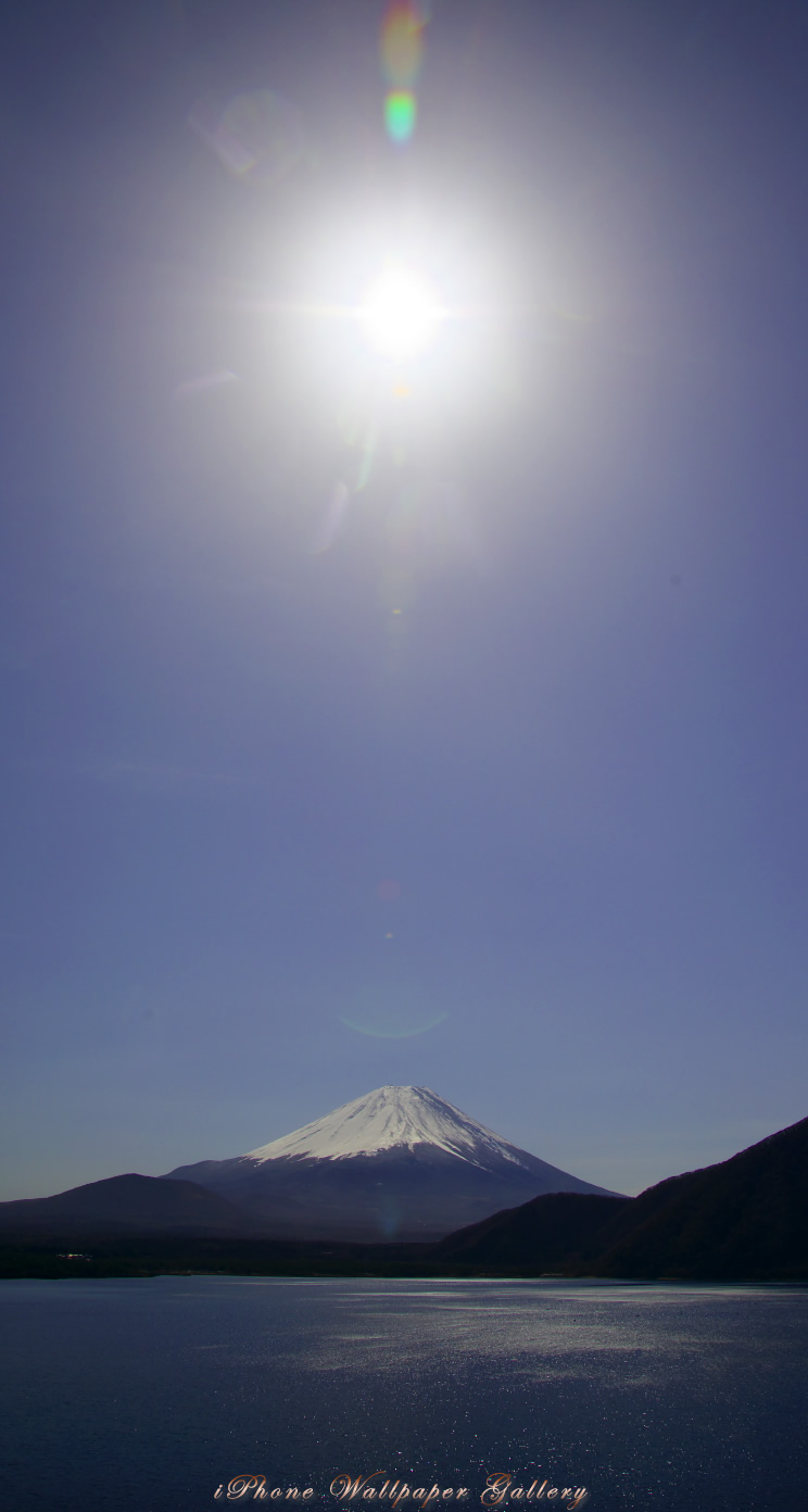 iOS 7-iPhone5用高画質壁紙「富士山-4」