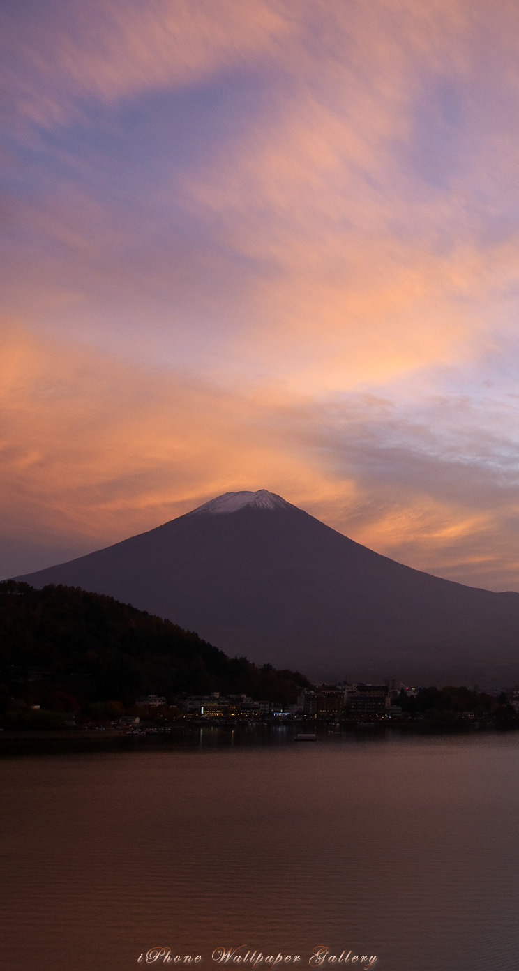 iOS 7-iPhone5用高画質壁紙「富士山-5」