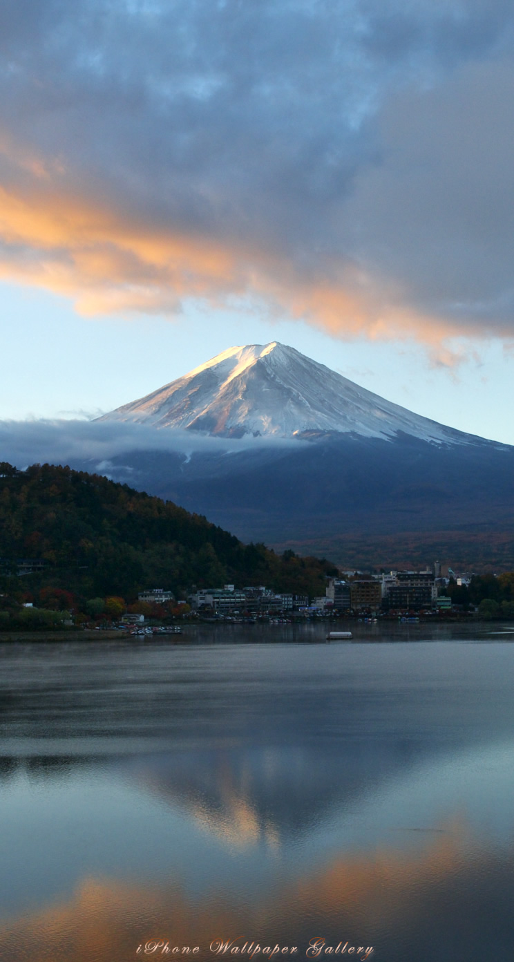 iOS 7-iPhone5用高画質壁紙「富士山-11」