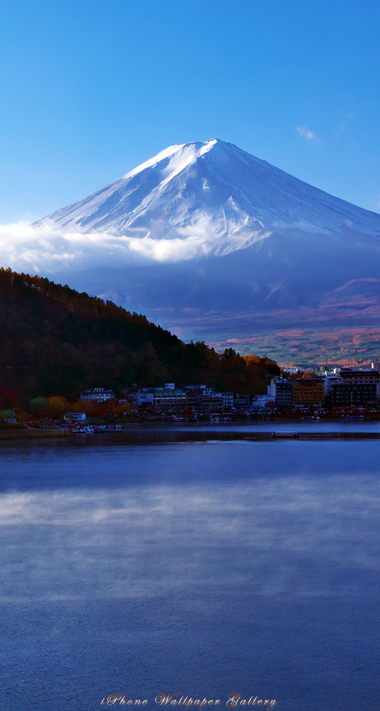iOS 7-iPhone5用高画質壁紙「富士山-15」