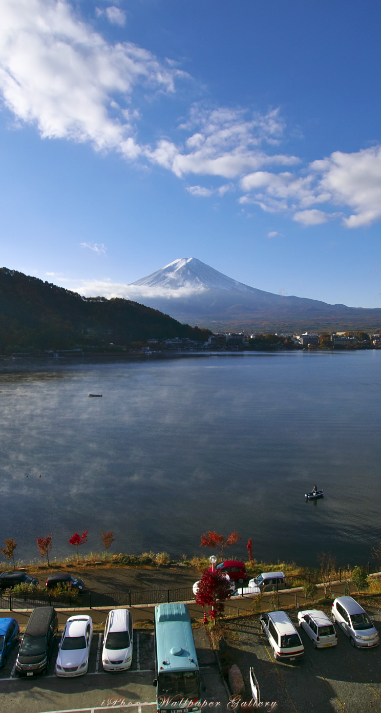 iOS 7-iPhone5用高画質壁紙「富士山-16」