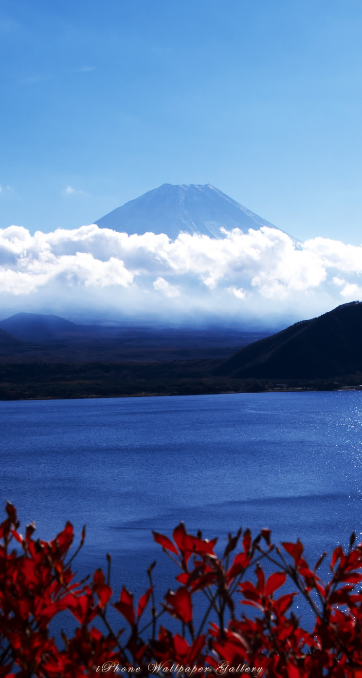 iOS 7-iPhone5用高画質壁紙「富士山-19」