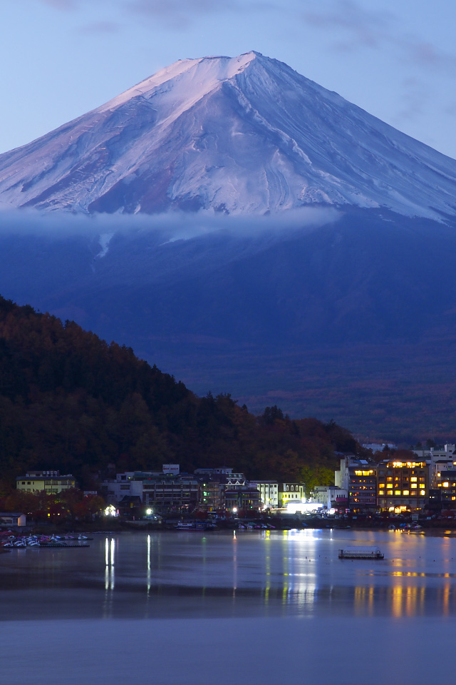 iPhone用高画質壁紙「夜明け前-Mt. Fuji」