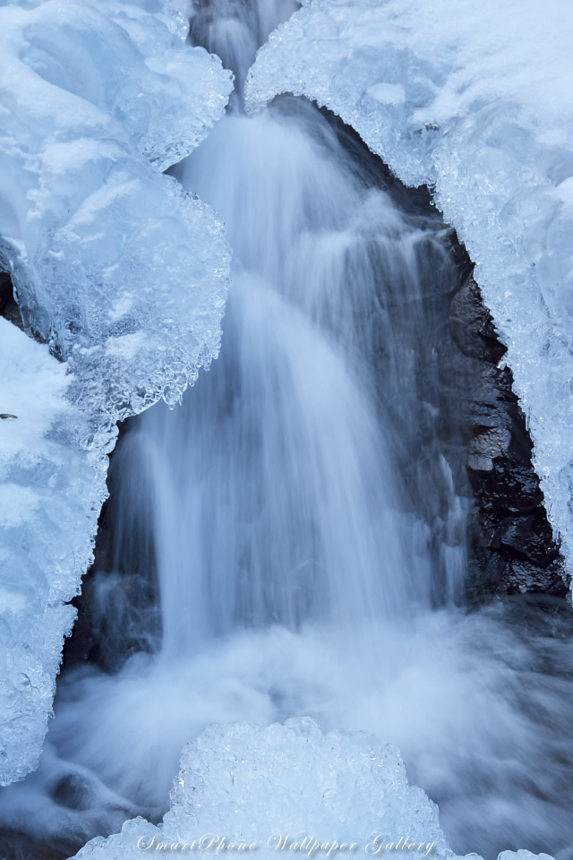 iPhone用高画質壁紙「氷結-Freezing」